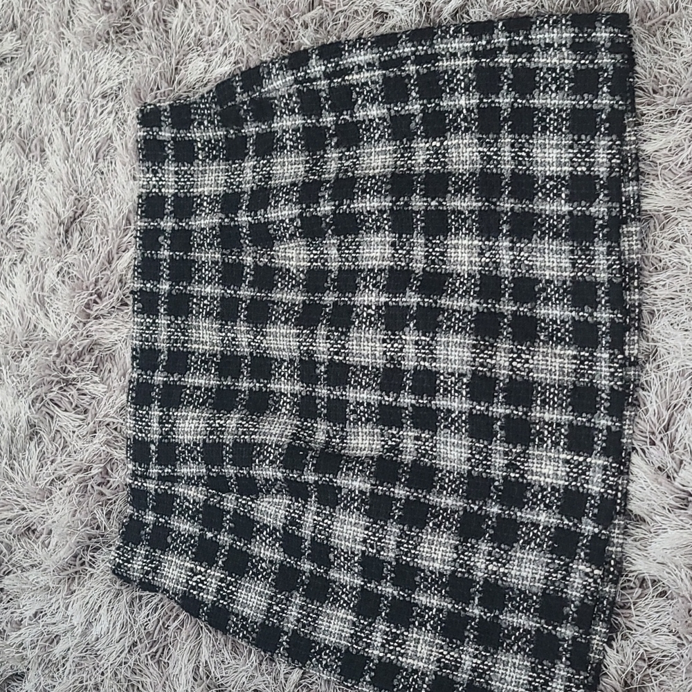 Zara plaid mini skirt